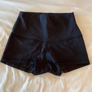 Lululemon black athletic workout shorts